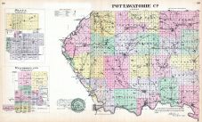 Pottawatomie County, Onaga, Westmoreland, Kansas State Atlas 1887